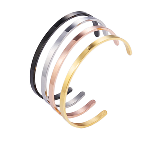 Personalized <b>Engraved</b> Custom Name Stainless Steel Cuff Bracelet & <b>Bangle</b> Trendy Unisex Anniversary Jewelry - Product Image 1