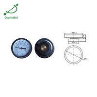 Thermomètre de surface à double aimant pour grille bimétallique, mesure la température des tuyaux