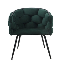 Lot de fauteuils de salon modernes avec coussins moelleux pour le salon