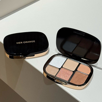 Palette de maquillage minérale multi-usages, nouvelle arrivée, marque privée, teintes nacrées mates, 6 couleurs, waterproof, Dark, High Light, Fair