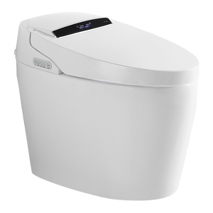 Fully Automatic Smart Toilet Seat with Remote <strong>Control</strong> Heating Flip Cleaning Drying Elongated Bowl Shape Integrated S-Trap - Product Image 2