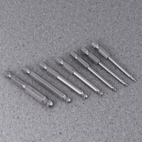 Tournevis Torx en acier de qualité industrielle TOOLJOY, embout hexagonal de 1/4 ", T6-T40, pointe magnétique pour perceuses électriques