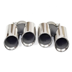 Punta de <span class=keywords><strong>Escape</strong></span> de Acero Inoxidable 304 para Automóvil SYPES, Tubo de <span class=keywords><strong>Escape</strong></span> para Carrera 911.1 GTS 2013-2015 - Product Image 1
