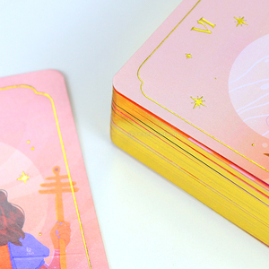 China Druck hersteller benutzer definierte hintere und vordere farbige <span class=keywords><strong>Tarot</strong></span> kartenspiel druck dienste - Product Image 2