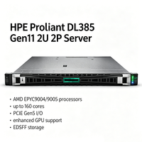 Server Rak 1U Enterprise HPE ProLiant DL365 Gen11 dengan Prosesor AMD EPYC 9124 2.5GHz 1U2P Grosir