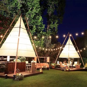 Camp extérieur Restaurant bar ppen-air tente <span class=keywords><strong>de</strong></span> <span class=keywords><strong>vacances</strong></span> <span class=keywords><strong>Bord</strong></span> <span class=keywords><strong>de</strong></span> <span class=keywords><strong>mer</strong></span> plage bambou lanterne tente - Product Image 5
