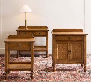 Mesita de Noche Moderna de Lujo MYHOME, Cerrada, de Madera de Roble Macizo, con 1 Cajón, <span class=keywords><strong>Mueble</strong></span> para Dormitorio - Product Image 6
