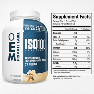 Proteína de Suero de Leche Aislada <span class=keywords><strong>ISO</strong></span> 100 con Creatina para el Crecimiento Muscular en Adultos - Product Image 2