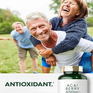 VitaHall Ekstrak <span class=keywords><strong>Acai</strong></span> <span class=keywords><strong>Berry</strong></span> Kapsul Antioksidan untuk Meredakan PMS & Kesehatan Endokrin 120 Kapsul (6000mg) Pendukung Imunitas - Product Image 2