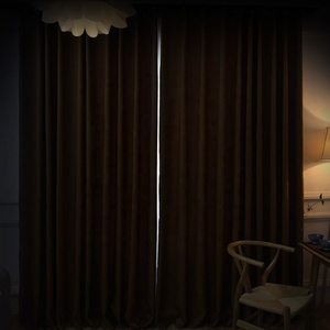 Good Design <strong>Curtains</strong> Bedroom <strong>Windows</strong> Blackout Drapes Solid Color Black Out Fabric <strong>Curtains</strong> Living Room Ready Made - Product Image 2