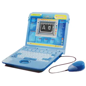 Enfants début éducatif anglais espagnol étude bilingue Machine d'apprentissage écran Led Table Pad jouet ordinateur portable pour enfant