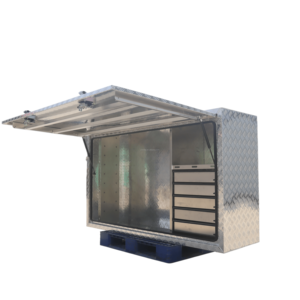 Caja de Herramientas de Aleación de Aluminio con 4-6 Cajones, Protección Resistente, Superficie Antideslizante para Herramientas de Mantenimiento - Product Image 5
