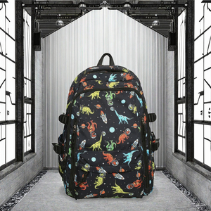 Large Capacity Lightweight Water Resistant Polyester Backpack Boys New Trendy <strong>Cool</strong> Printed Cross-Border Design <strong>College</strong> <strong>Students</strong> - Product Image 3