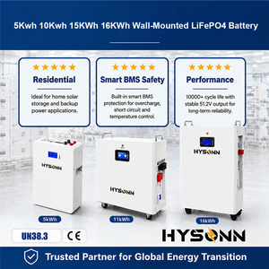 ระบบจัดเก็บพลังงานภายในบ้านแบบออลอินวัน Hysonn 5kw 10kw 15kw 16kw 20kw 25kw 30kw 33kw พร้อมแบตเตอรี่ LiFePO4 ความจุ 10kwh แบบไฮบริด - Product Image 5