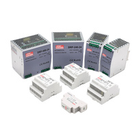 Fuente de Alimentación LED Industrial Mean Well DR-30 de 30W, Salida Única de 12V, para Riel DIN, AC-DC