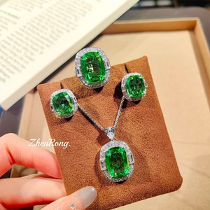 Set De Bisuteria De Plata 925 De Ley Juego De Gargantilla Y Aretes Finos Joyeria Fina Hipoalergenica - Product Image 1