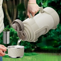 Sdeisley grande capacité 1600ml/3000ml/5000ml bouteille d'eau isolée en acier inoxydable à double paroi avec filtre de séparation de l'eau de thé