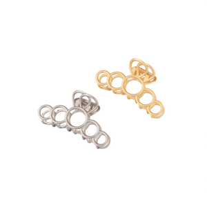 Pince à cheveux Angelina 7,5 cm, clip métallique circulaire pour femmes, accessoire de coiffure - Product Image 4