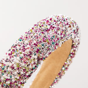 Diadema de Lentejuelas de Arcoíris de Lujo con Acolchado de Esponja para Mujer, Adecuada para Fiestas y Uso Diario - Product Image 4