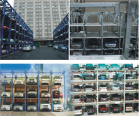 Système d'équipement de stationnement de stockage de voiture en acier répertorié CE et ETL stockage de Quad de véhicule à trois et quatre niveaux