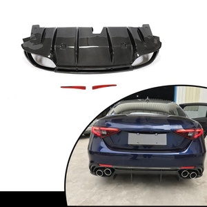 Diffusore Posteriore in Fibra di Carbonio per <span class=keywords><strong>Alfa</strong></span> Romeo Giulia Quadrifoglio Berlina 4 Porte 2017-2020 - Product Image 1