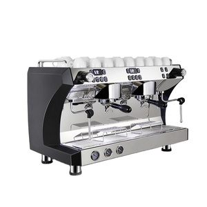 Cafetera Profesional de 2 Grupos para Café Americano, Máquina de Café Espresso Semiautomática Italiana - Product Image 1