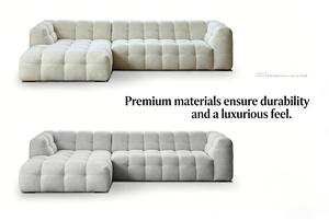 Sofá Modular Reclinable Estilo <span class=keywords><strong>Mario</strong></span> Bellini, Tapizado en Tela Bouclé, Sofá Seccional para Villa, Ahorre un 80% en el Costo de Envío - Product Image 6