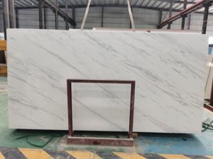 Encimeras de Baño de Mármol Artificial Calacatta Impresas en 3D Modernas, Revestimiento de Pared para Cuarto de Ducha, Pulido, Cortado a Medida - Product Image 5