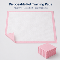 Tapis d'entraînement pour chiens jetables en gros, surface à séchage instantané, noyau anti-fuite pour l'hygiène intérieure des animaux