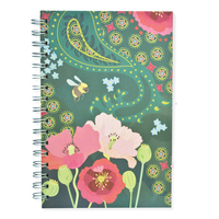 Carnet de voyage en spirale avec 100 pages intérieures, couverture rigide ou souple, impression possible