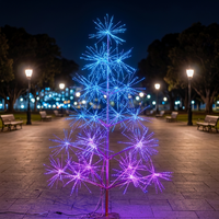 LED-Feuerwerk Weihnachtsbaum Riesige Landschaftsbeleuchtung für Außenbereich Hochzeits- & Heimdekoration mit Mehrfarbiger Beleuchtung