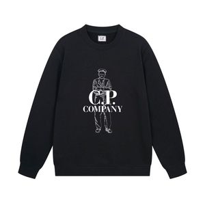 Nuevo suéter moderno de cuello redondo con estampado de letras, unisex CP, holgado y de manga larga - Product Image 2