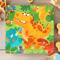 Cubes magiques en bois pour enfants, 9 pièces, boîte-cadeau imprimée en couleur, jeu d'éveil à la pensée logique, jeu éducatif précoce pour bébé