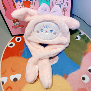 Automne et hiver pour enfants chaud coupe-vent doux cireux couleur bonbon <span class=keywords><strong>airbag</strong></span> féminin appelé un cou <span class=keywords><strong>de</strong></span> chapeau en peluche - Product Image 5