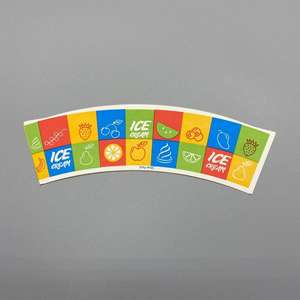 ถ้วยกระดาษเคลือบ PE สองด้านและพัดลมสำหรับกาแฟ ขนม เส้นก๋วยเตี๋ยว สลัด อาหาร - รองรับการพิมพ์ออฟเซ็ต - Product Image 2