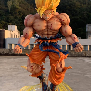 Figura de Anime Personalizada de Dragon Ball <span class=keywords><strong>Z</strong></span>, Goku 1/1, Figura de Resina de Tamaño Real, Escultura de Goku, Figura de Acción - Product Image 6