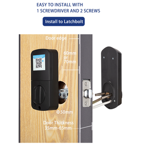 Kunci Pintu Pintar Berkualitas Tinggi, Kenop Pintu Digital, Kunci Pintu Digital Elektrik Wifi, Kunci Pintu Pintar Digital Tanpa Kunci, Kunci Digital - Product Image 5