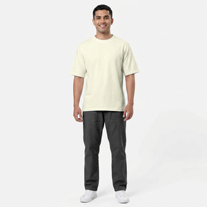 T-shirts pour hommes en gros, mode streetwear, haute qualité, 100% coton, nouveaux t-shirts stylés, surdimensionnés, OEM, t-shirts à col rond pour hommes, OEM - Product Image 1