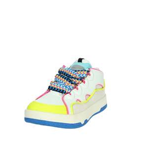 Sneakers Donna SASS240737 Bianco Giallo in Tela, Scarpe Trendy - Product Image 6