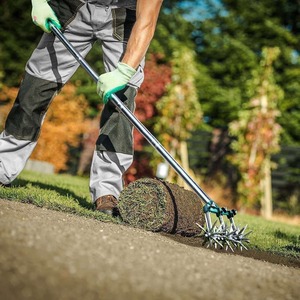 Cultivateur de jardin rotatif manuel avec poignée en acier inoxydable, outil de labourage et de semis pour pelouse, outil de desserrage du sol manuel - Product Image 4