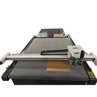 Plotter de corte plano con cuchilla para cartón, papel, película PET, cartón recubierto, paneles acústicos, papel cartulina y vinilo, con certificación CE, modelo 2026