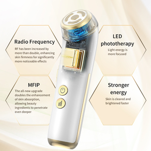 Masajeador Facial Multifuncional 6 en 1, Dispositivo Recargable de Cuidado de la Piel con Enfriamiento para el Rostro, Antiarrugas y Reductor de Poros - Product Image 4
