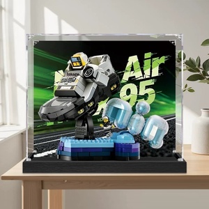 Étui de présentation en acrylique <span class=keywords><strong>Nike</strong></span> <span class=keywords><strong>Air</strong></span> <span class=keywords><strong>Max</strong></span> 95, panneaux de 2 mm/3 mm, style dessin animé mignon, compatible avec le set 43025, boîte anti-poussière pour figurine - Product Image 1