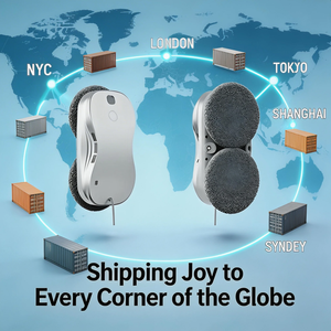 Robot de nettoyage de vitres JSDROBOT avec stock en UE, certifié CE, marque privée disponible, pour grossistes et supermarchés - Product Image 3