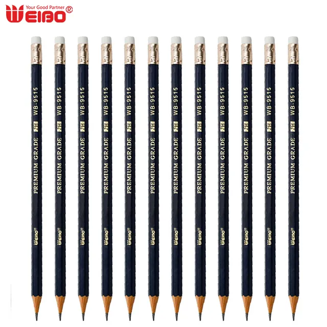12 pezzi set matite da disegno con finitura liscia 2H matite esagonali in piombo nero perfette per disegnare, disegnare e ombreggiare