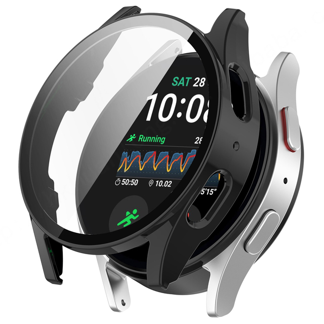 HUANLONG Integrated Shell Membrane Replacement Protective Case for Watch 7 40mm 44mm in 10 Colors
