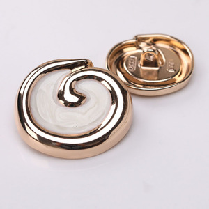 Chất Lượng Cao Màu Đen Trắng Nhỏ Giọt Dầu May Hợp Kim Ốc Hình Nút May Mặc Phù Hợp Với Áo Gió Áo Len Phụ Kiện Thời Trang Nút - Product Image 6