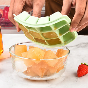 BPA miễn phí <span class=keywords><strong>Silicone</strong></span> <span class=keywords><strong>Ice</strong></span> Cube khay dễ dàng-phát hành <span class=keywords><strong>Silicone</strong></span> <span class=keywords><strong>Ice</strong></span> Cube khuôn mẫu linh hoạt khay đá cho tủ đông - Product Image 4