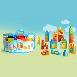 Chất <span class=keywords><strong>L</strong></span>ượng Cao DIY Giáo Dục Xây Dựng Nhỏ Khối 30Pcs Túi Đầy Màu Sắc Trái Cây Khối Xây Dựng Đồ Chơi Cho Trẻ Em - Product Image 3