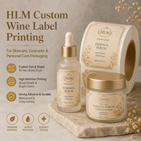 Autocollants personnalisés imperméables pour produits de soin, étiquettes autocollantes en vinyle pour bouteilles cosmétiques, impression d'étiquettes d'emballage pour crème